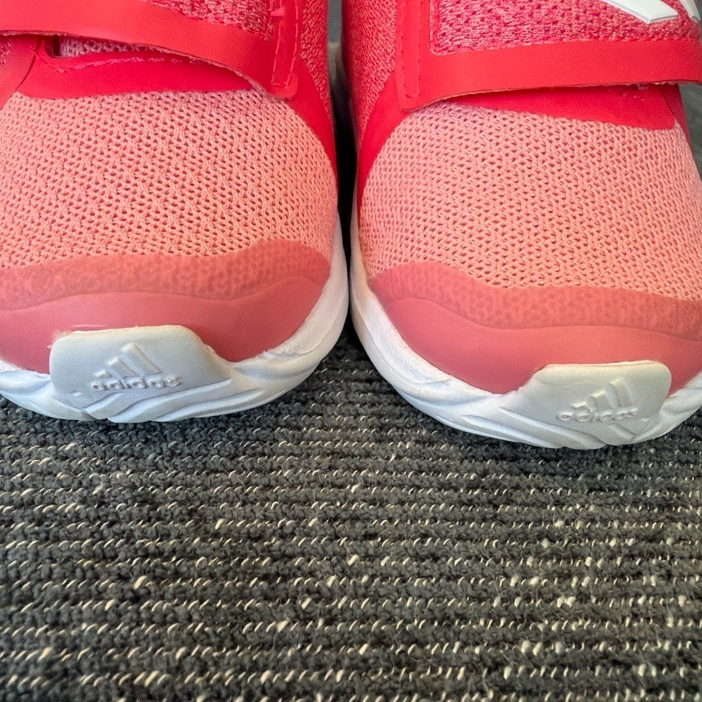 Kidcore running ADIDAS FortaRun X CF I "Shock Red" Toddler 5K low top Sneaker 5 - Picture 8 of 13